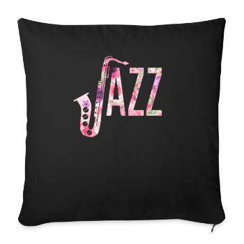 Jazz - Sofa pillowcase 17,3'' x 17,3'' (45 x 45 cm) - black - Front