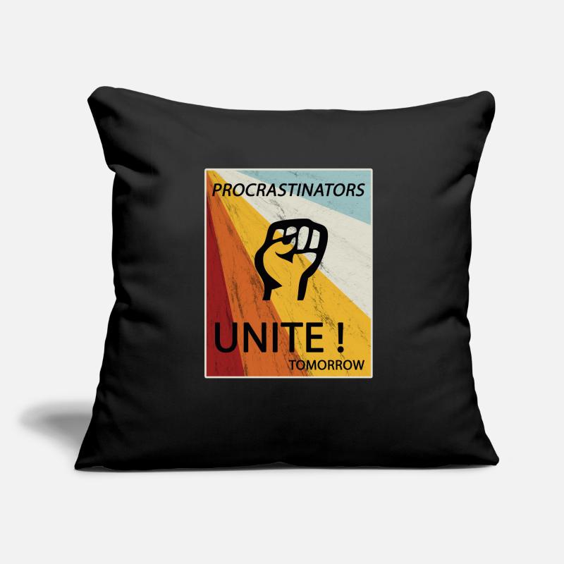 Procrastinators Unite Tomorrow Lazy His Gift Sofa pillowcase 17,3'' x 17,3'' (45 x 45 cm)