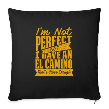 J’AI EL CAMINO - Housse de coussin décorative 45 x 45 cm - noir - Devant