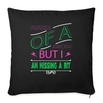 engineer birthday present idea gift idea funny - Sofakissenbezug 45 x 45 cm - Schwarz - Vorne