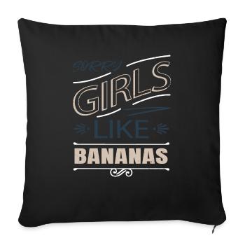 Human Rights Sayings Female Pride Outfits - Sofa pillowcase 17,3'' x 17,3'' (45 x 45 cm) - black - Front