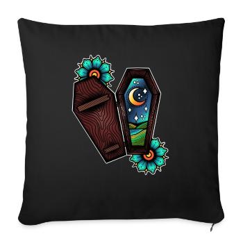Ça va être tout noir - Housse de coussin décorative 45 x 45 cm - noir - Devant