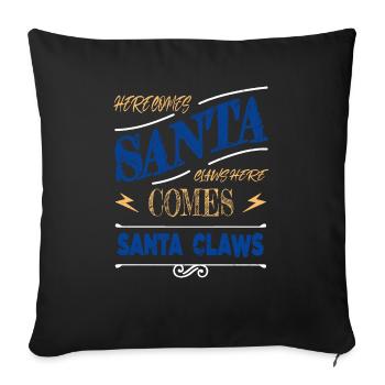 Barbe Gang Dinosaure Bodybuilding Humour Citation - Housse de coussin décorative 45 x 45 cm - noir - Devant