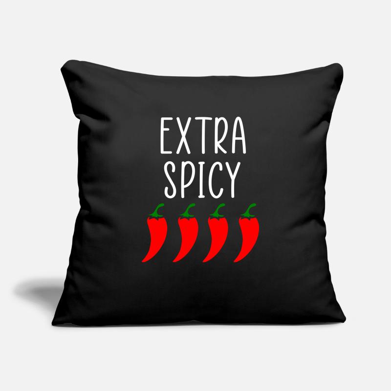 Extra épicé Housse de coussin décorative 45 x 45 cm