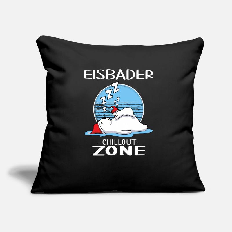 Ice Baths Ice Bath Zone Winter Baths Sofa pillowcase 17,3'' x 17,3'' (45 x 45 cm)
