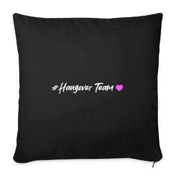 Hangover Team Herz - Sofakissenbezug 45 x 45 cm - Schwarz - Vorne