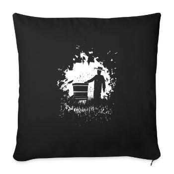 Beekeepers - Exclusive for Beekeepers Tips - Sofa pillowcase 17,3'' x 17,3'' (45 x 45 cm) - black - Front