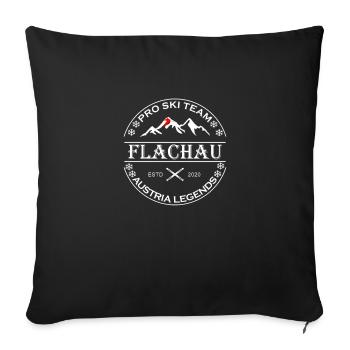 Ski Team Austria Flachau Winter nous - Housse de coussin décorative 45 x 45 cm - noir - Devant