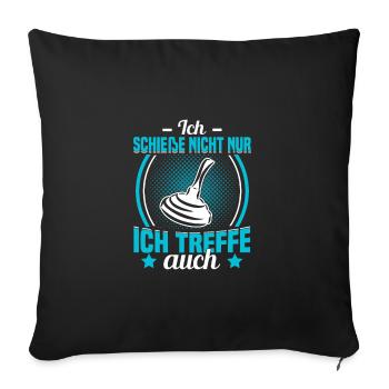 Curling Lovers Winter Sports Curling - Sofa pillowcase 17,3'' x 17,3'' (45 x 45 cm) - black - Front