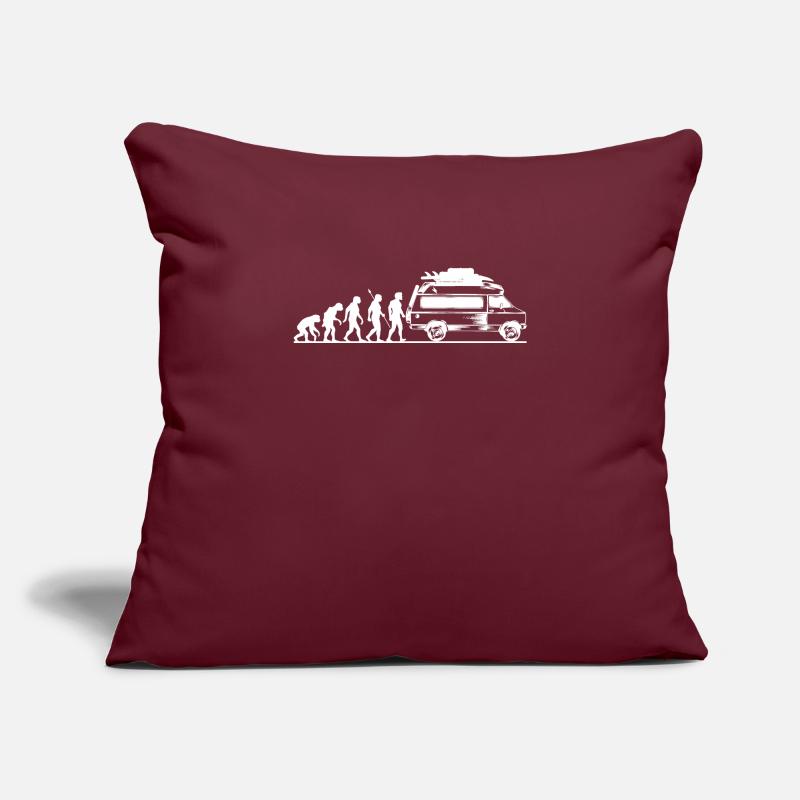 Tshirt Evolution Camper Gift Sofa pillowcase 17,3'' x 17,3'' (45 x 45 cm)