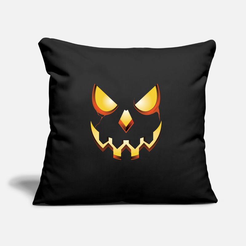 Citrouille effrayant Halloween Design Housse de coussin décorative 45 x 45 cm