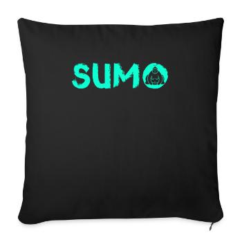Sumo Ringer Krieger Japan - Sofakissenbezug 45 x 45 cm - Schwarz - Vorne
