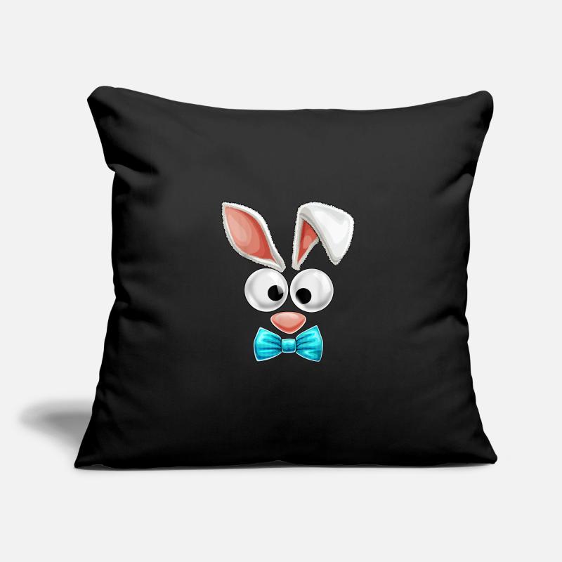 Easter Happy Easter Easter Egg Ears Sofa pillowcase 17,3'' x 17,3'' (45 x 45 cm)