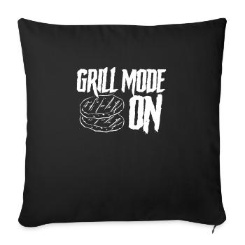 Beef grill modus Ein - Sofakissenbezug 45 x 45 cm - Schwarz - Vorne