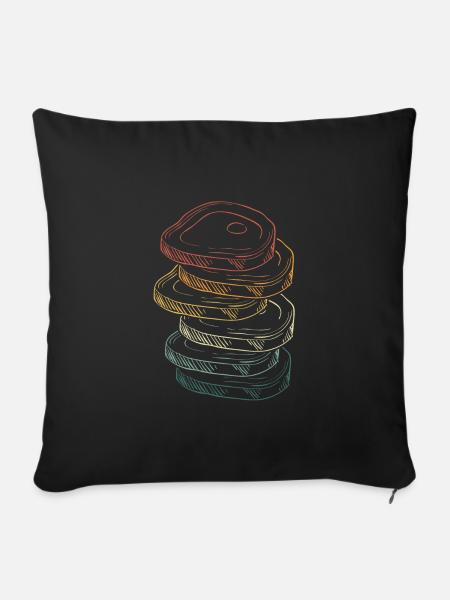 Rindfleisch Kochen - Sofakissenbezug 45 x 45 cm - Schwarz