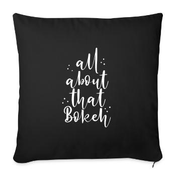 Tout sur la concentration - Housse de coussin décorative 45 x 45 cm - noir - Devant