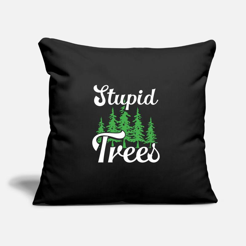 Forêt à Disc Golf Housse de coussin décorative 45 x 45 cm