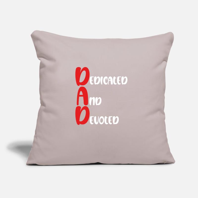 Engagé et dévoué Housse de coussin décorative 45 x 45 cm