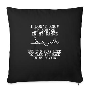 Revenir dans ma section - Housse de coussin décorative 45 x 45 cm - noir - Devant