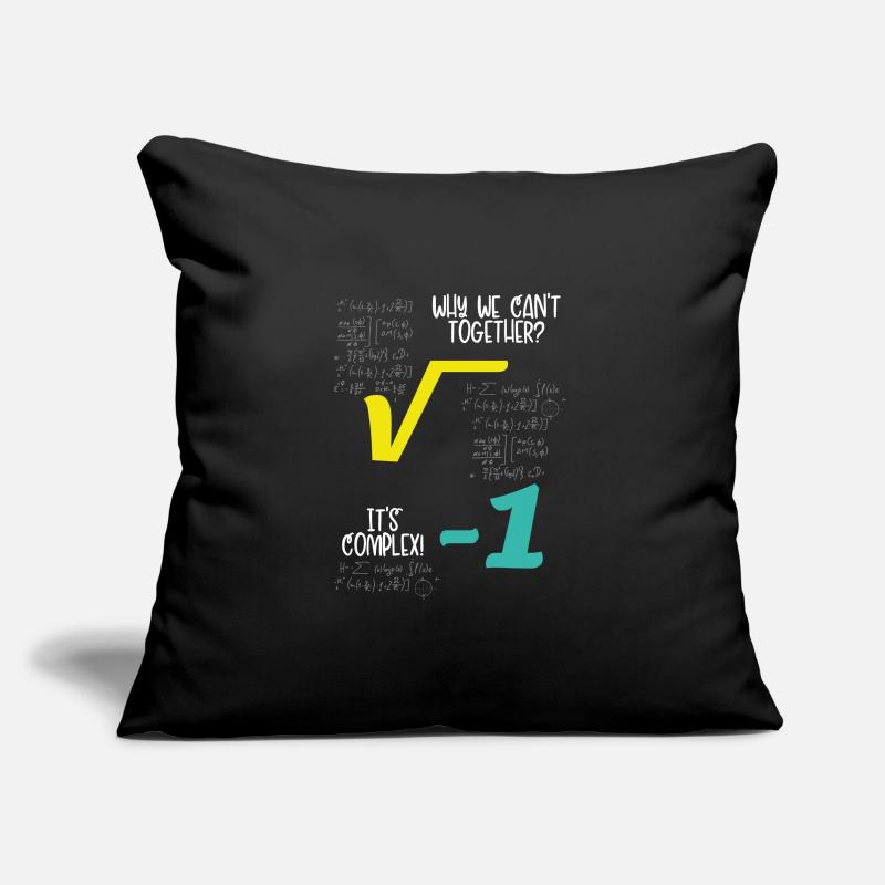 Formule mathématique complexe Housse de coussin décorative 45 x 45 cm
