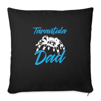 Tarentule Papa - Housse de coussin décorative 45 x 45 cm - noir - Devant
