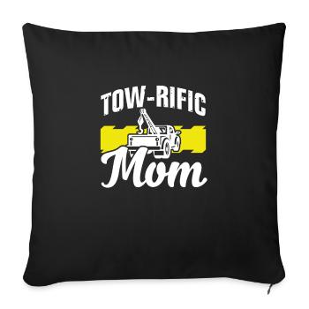 Tow Rific Mama - Sofakissenbezug 45 x 45 cm - Schwarz - Vorne