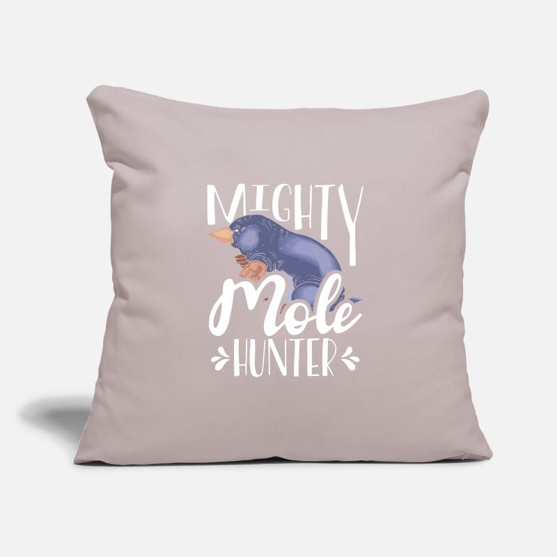 Mighty Mole Hunter Sofa pillowcase 17,3'' x 17,3'' (45 x 45 cm)