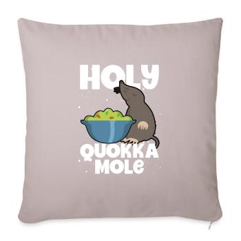 Taupe sacrée Quokka - Housse de coussin décorative 45 x 45 cm - taupe clair - Devant