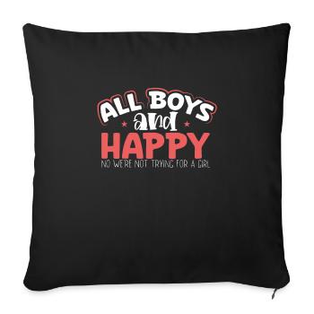 Best mother ever - Sofa pillowcase 17,3'' x 17,3'' (45 x 45 cm) - black - Front