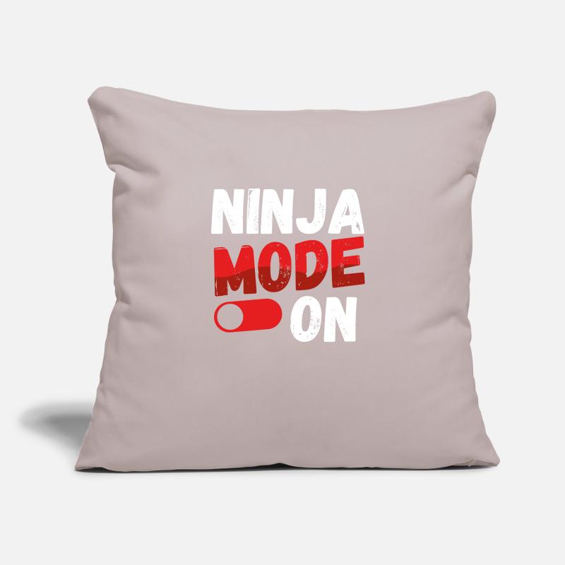 Ninja mode On Sofa pillowcase 17,3'' x 17,3'' (45 x 45 cm)