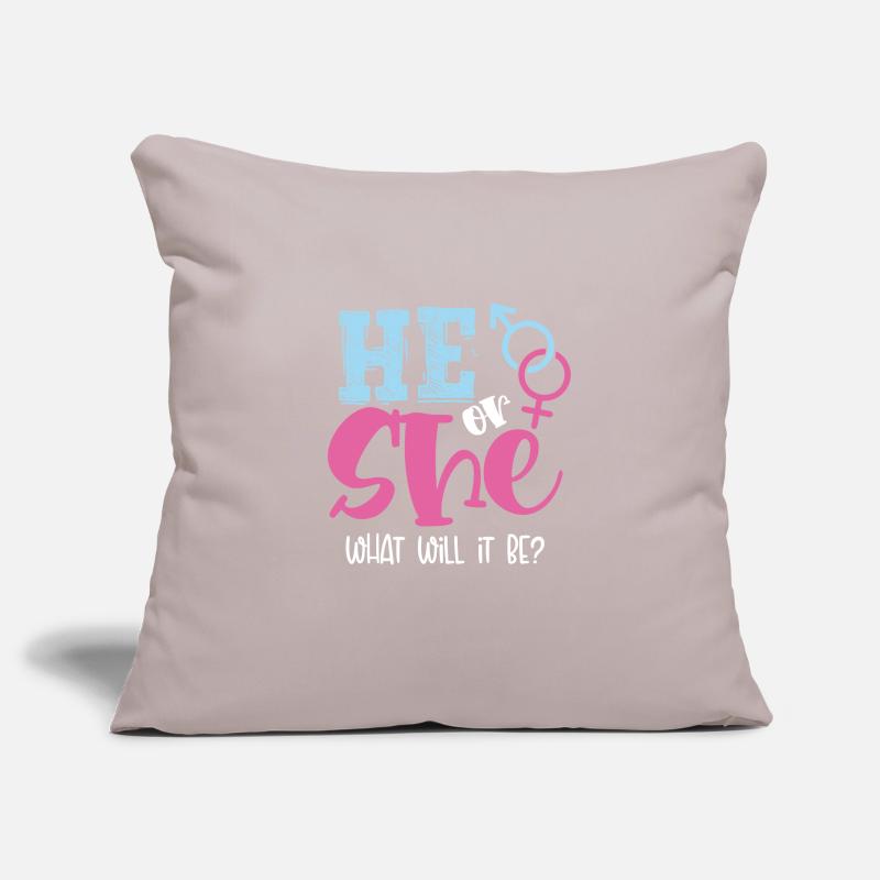 Er Oder Sie, Was Wird Es Sein? Sofakissenbezug 45 x 45 cm