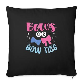 Grinding or flying - Sofa pillowcase 17,3'' x 17,3'' (45 x 45 cm) - black - Front
