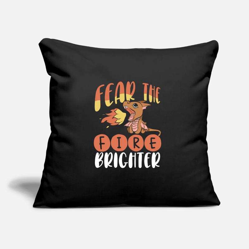 Fear the dragon fire brighter Sofa pillowcase 17,3'' x 17,3'' (45 x 45 cm)