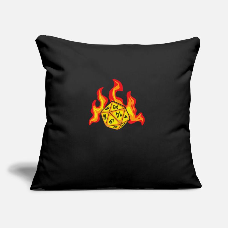 Burning cube Sofa pillowcase 17,3'' x 17,3'' (45 x 45 cm)
