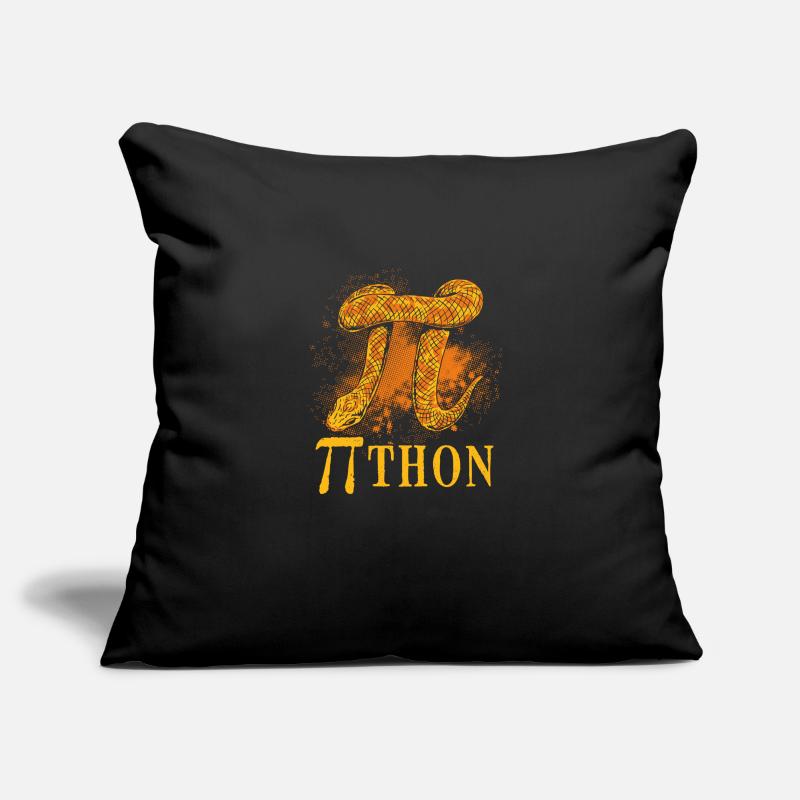 Pi Le Serpent Python Housse de coussin décorative 45 x 45 cm
