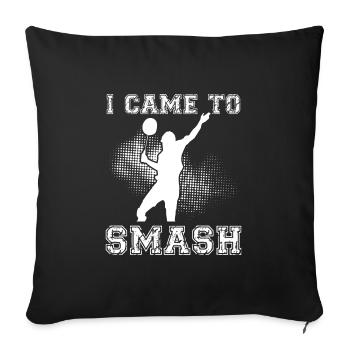 Je suis venu pour écraser - Housse de coussin décorative 45 x 45 cm - noir - Devant