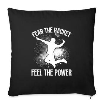 Craignez le voyou, ressentez - Housse de coussin décorative 45 x 45 cm - noir - Devant