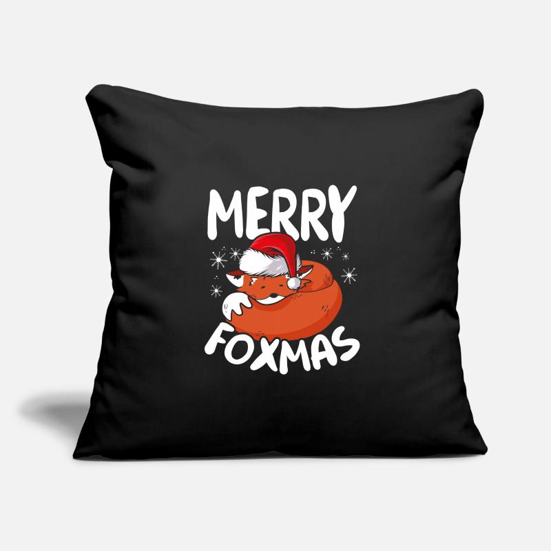 Cheerful foxes Sofa pillowcase 17,3'' x 17,3'' (45 x 45 cm)