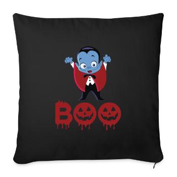 Vampir Halloween - Sofakissenbezug 45 x 45 cm - Schwarz - Vorne