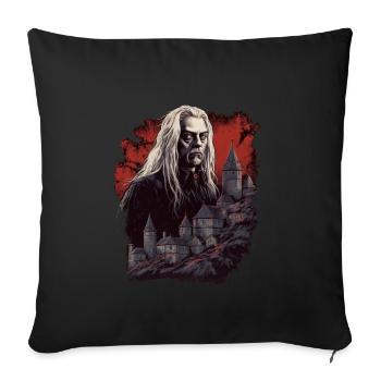 Monster Monster Demon Devil Vampire Guhl Zombie - Housse de coussin décorative 45 x 45 cm - noir - Devant