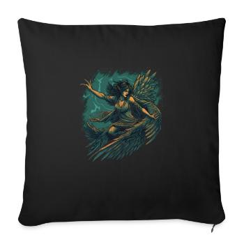 Monster Monster Demon Devil Vampire Guhl Zombie - Sofa pillowcase 17,3'' x 17,3'' (45 x 45 cm) - black - Front