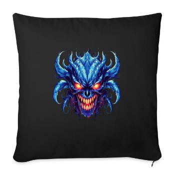 Monster Monster Demon Devil Vampire Guhl Zombie - Sofa pillowcase 17,3'' x 17,3'' (45 x 45 cm) - black - Front