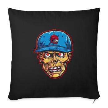 Monster Monster Demon Devil Vampire Guhl Zombie - Sofa pillowcase 17,3'' x 17,3'' (45 x 45 cm) - black - Front