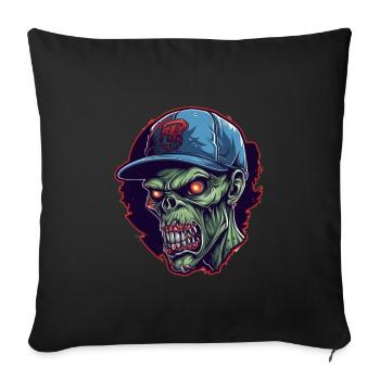 Monster Monster Demon Devil Vampire Guhl Zombie - Housse de coussin décorative 45 x 45 cm - noir - Devant