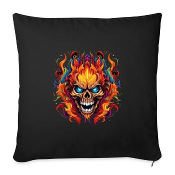 Monster Monster Demon Devil Vampire Guhl Zombie - Housse de coussin décorative 45 x 45 cm - noir - Devant