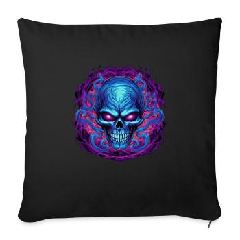 Monster Monster Demon Devil Vampire Guhl Zombie - Housse de coussin décorative 45 x 45 cm - noir - Devant