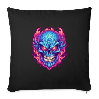 Monster Monster Demon Devil Vampire Guhl Zombie - Housse de coussin décorative 45 x 45 cm - noir - Devant
