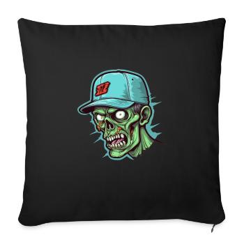 Monster Monster Demon Devil Vampire Guhl Zombie - Sofa pillowcase 17,3'' x 17,3'' (45 x 45 cm) - black - Front