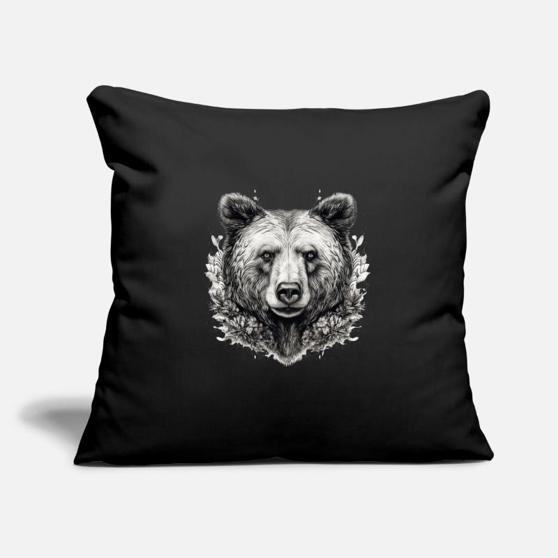Bear Nature Environment Environmental Protection Sofa pillowcase 17,3'' x 17,3'' (45 x 45 cm)