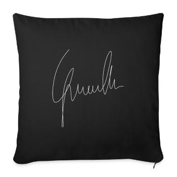 Growth - Sofa pillowcase 17,3'' x 17,3'' (45 x 45 cm) - black - Front